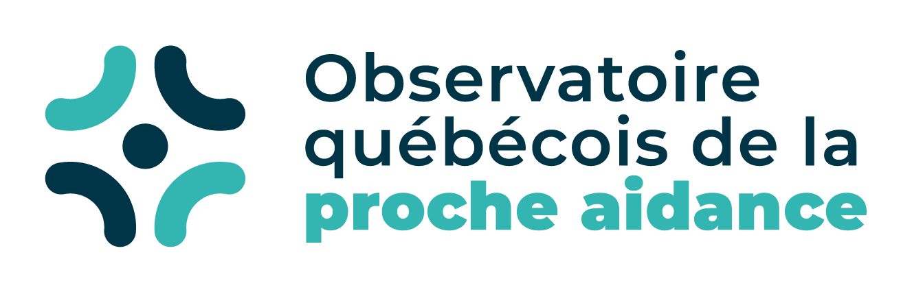 Observatoire québécois de la proche aidance avec l'image de logo