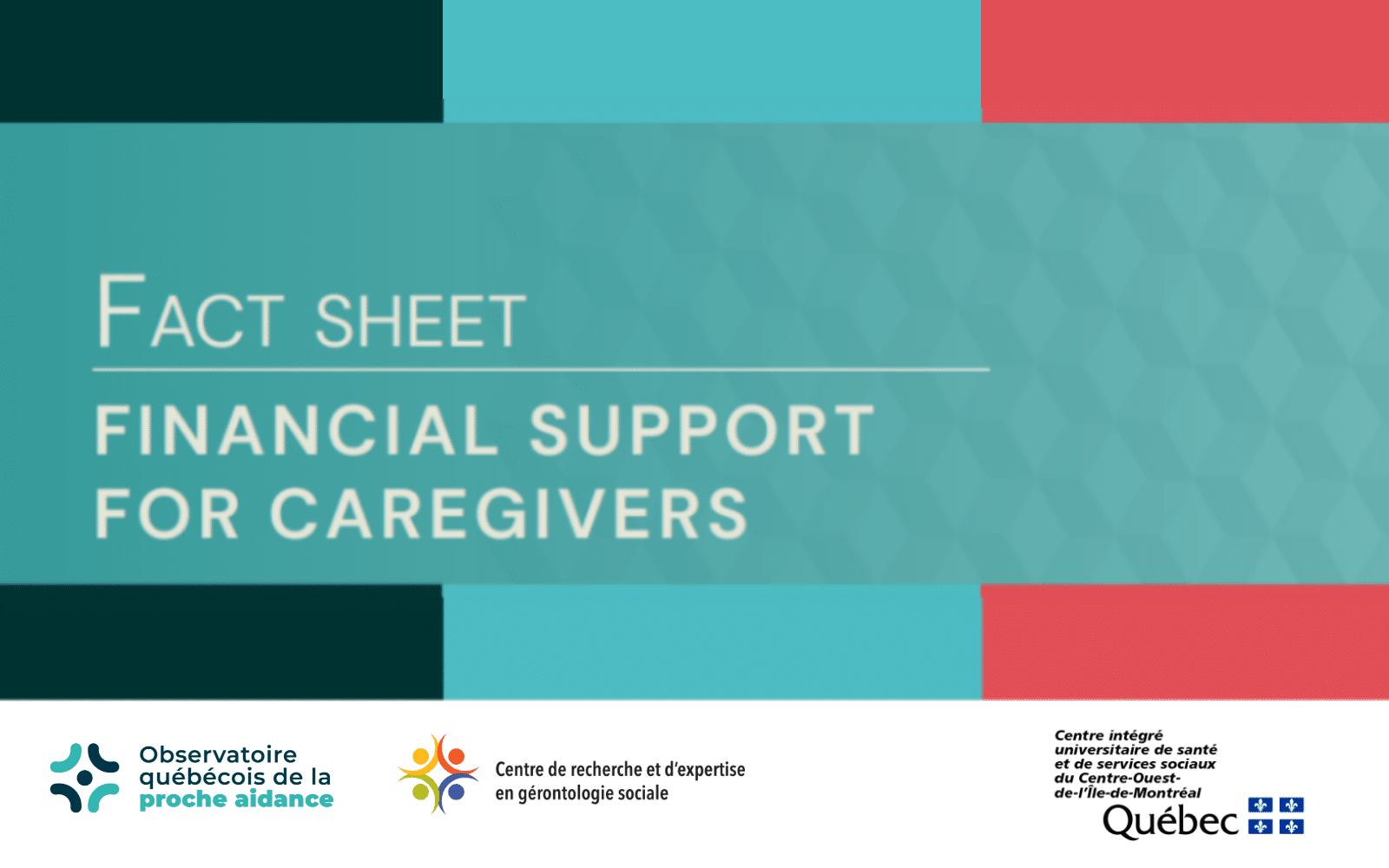 Now available in English: Financial Support for Caregivers Fact Sheet
