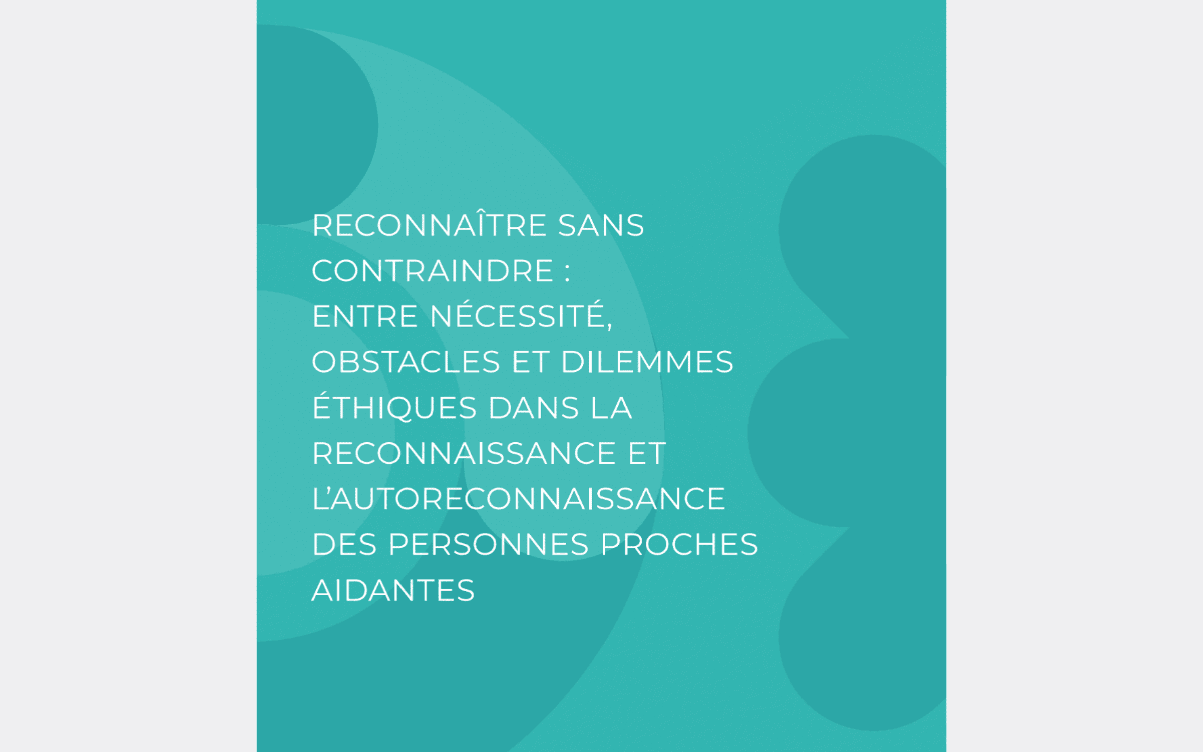 Image - Reconnaître sans contraindre FR