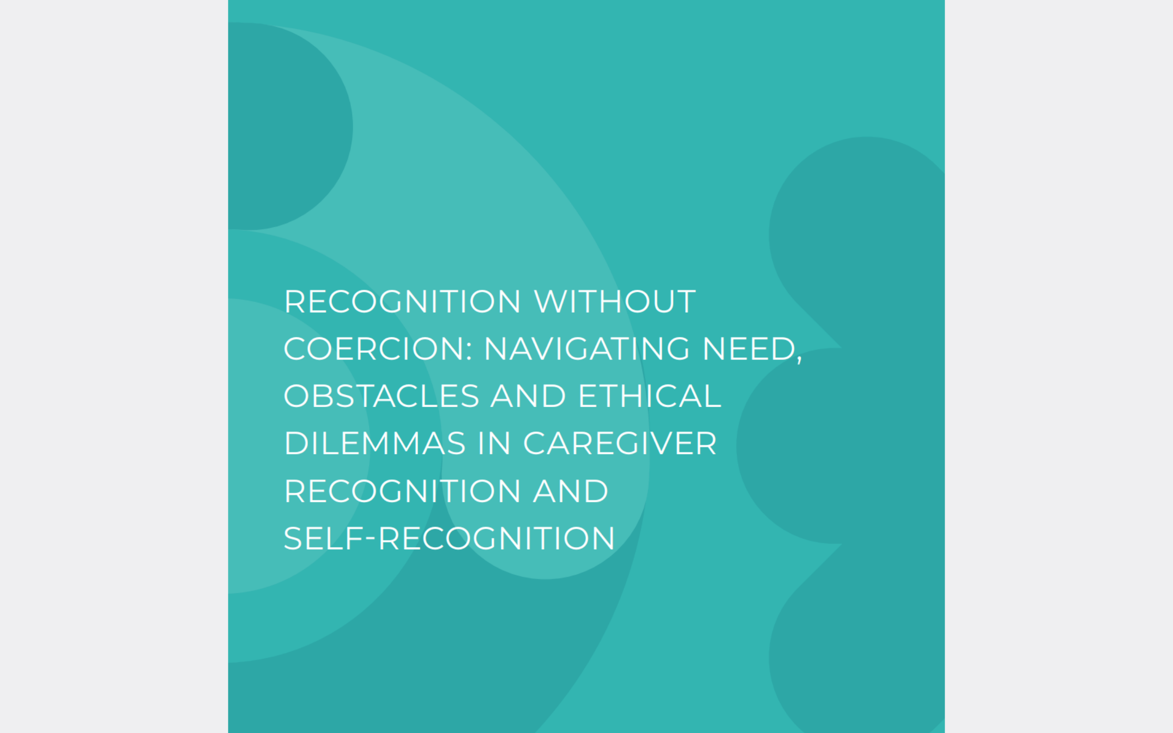 Image - Recognition without coercicion