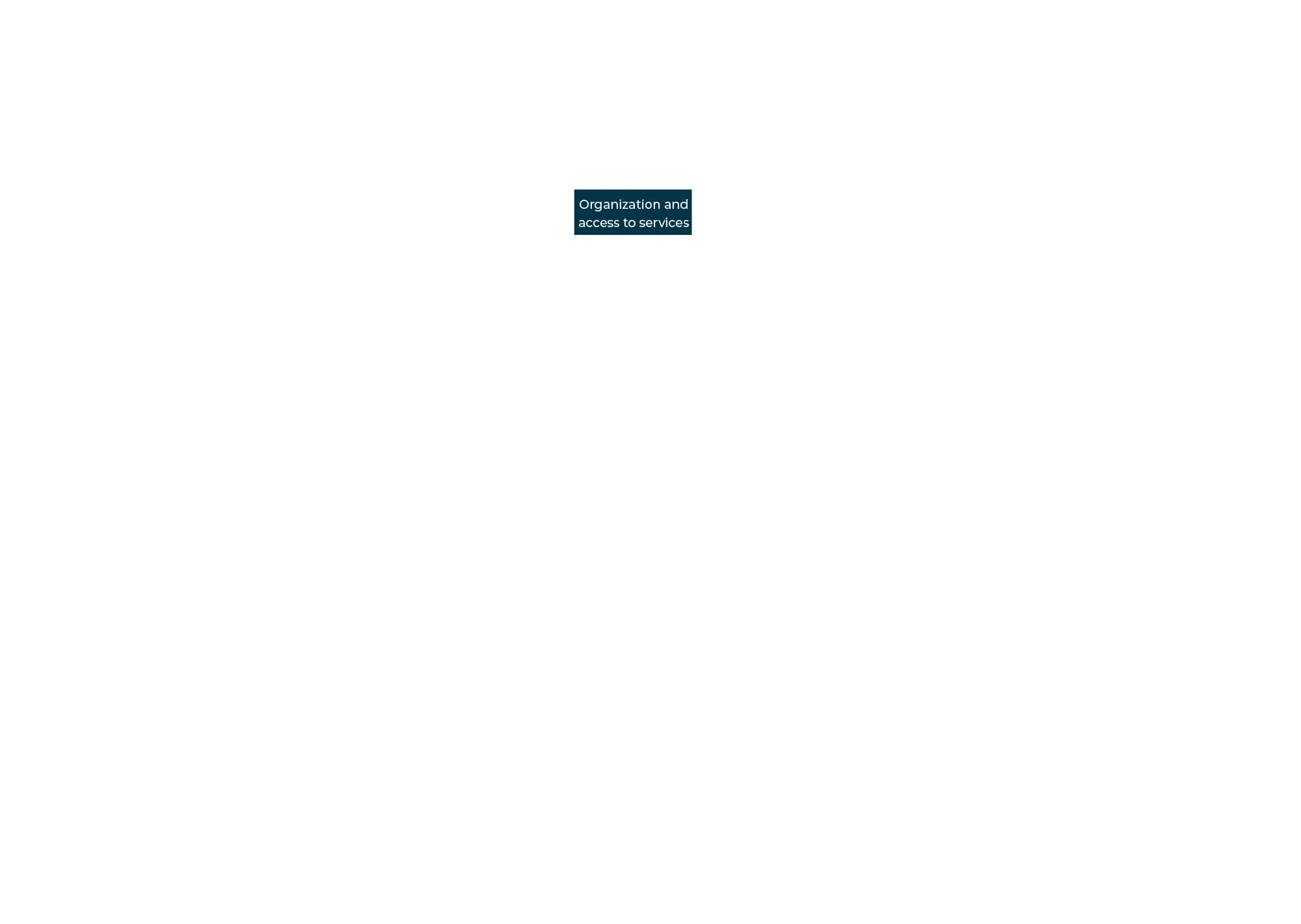 Organization and acces to services