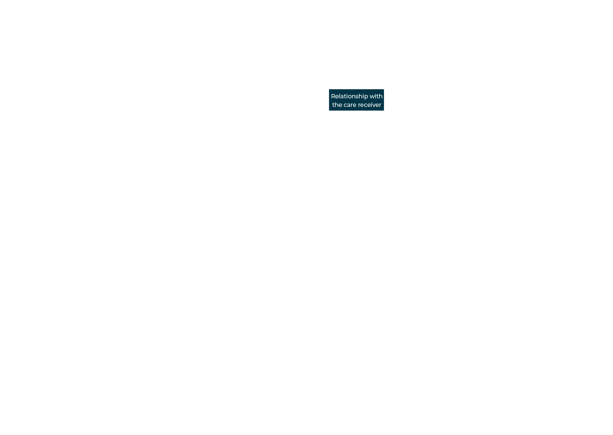 Relationship with the care receiver