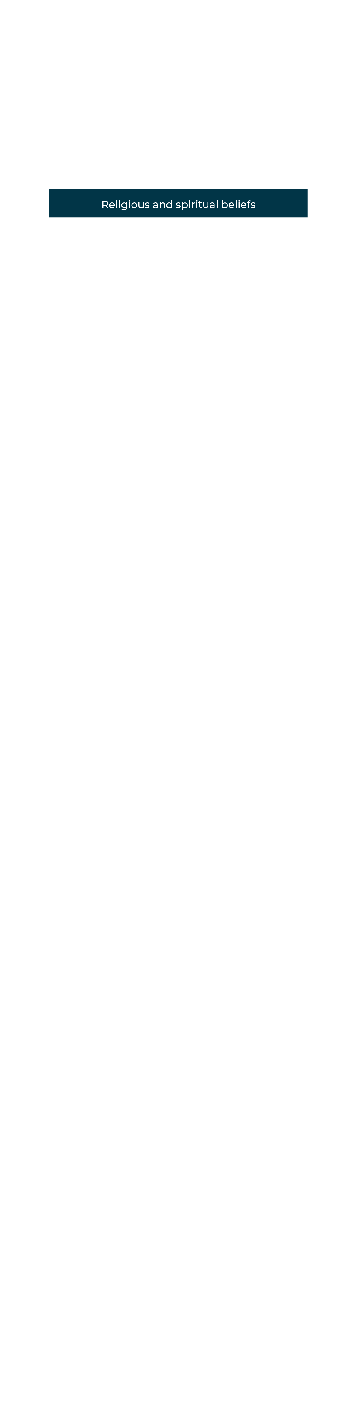 Religious and spiritual beliefs